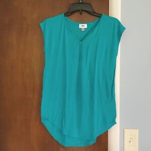 Old Navy Sleveless Top Tank XS Petrol